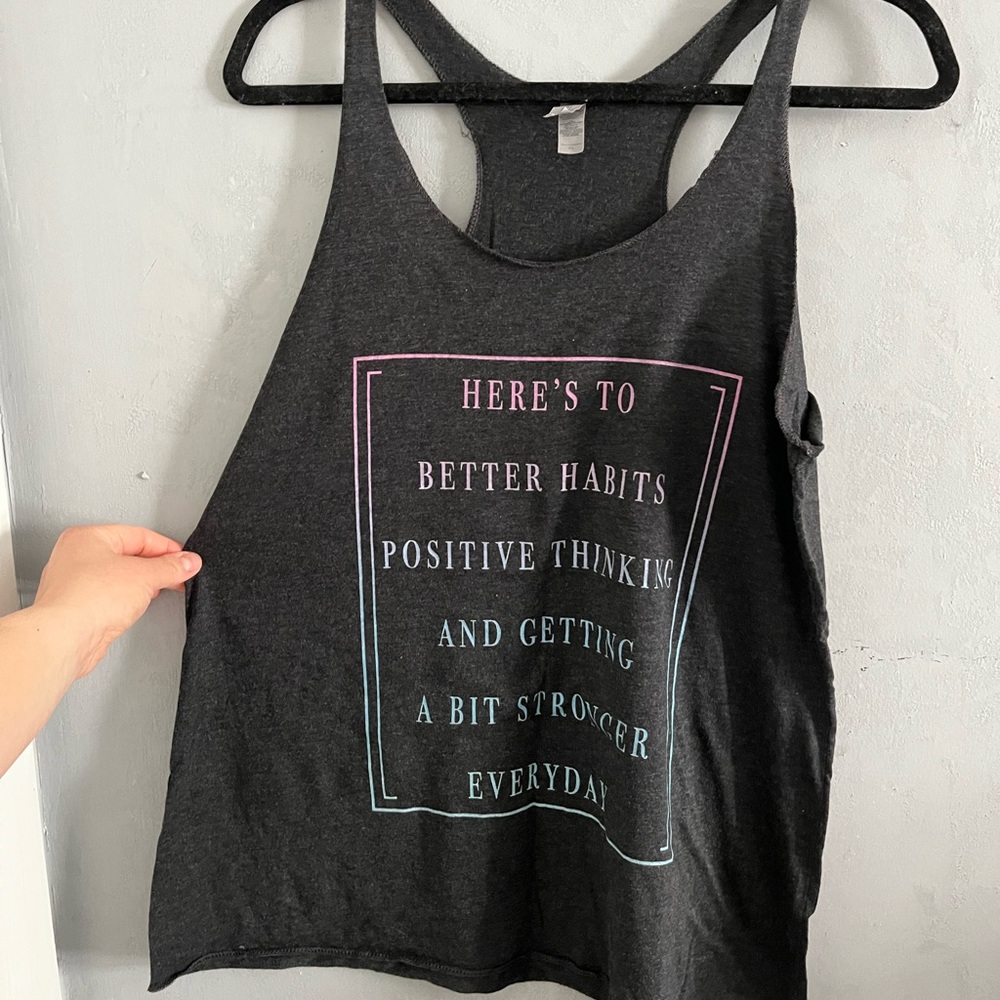 Motivational gym shirt